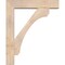 Ekena Millwork Legacy Block Smooth Bracket w/ Offset Brace, Douglas Fir, 7 1/2"W x 36"D x 44"H BKT0806X36X44LEC05SDF - alternate 3